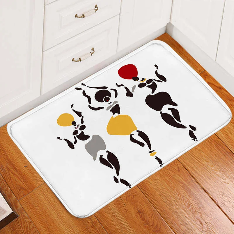 

Door Mat Carpet Floor Mat Foot Mat Non-slip Corridor Kitchen Bedroom Balcony BathroomAfro-Textured Ladies Door Mat
