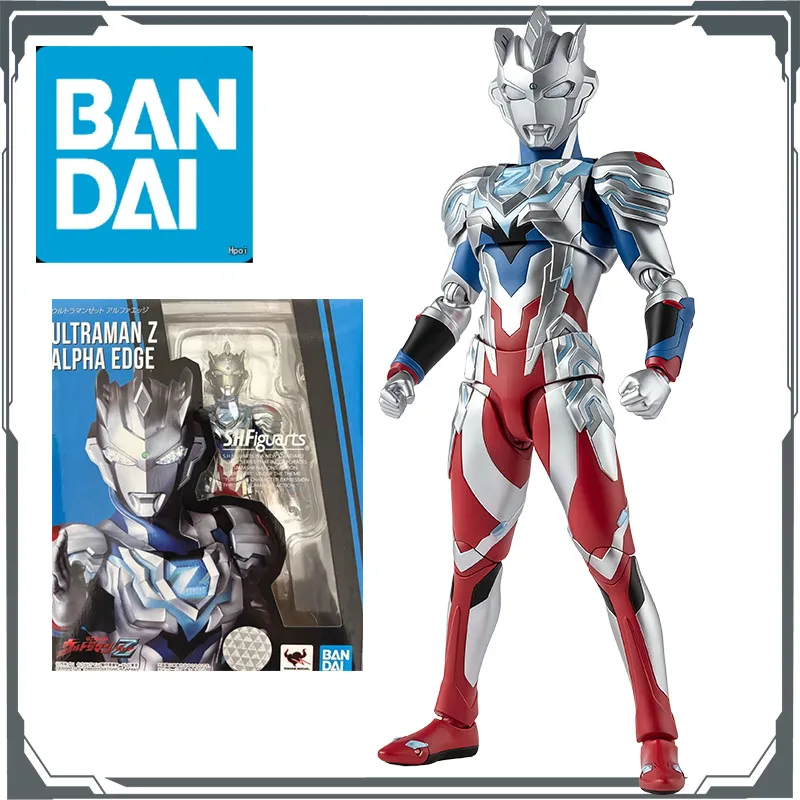 Фото Оригинальные фигурки Bandai S.H.Figuarts Ultraman Zett, аниме-фигурки, игрушки для мальчиков, рождественский подарок, коллекционные модели, украшения №3