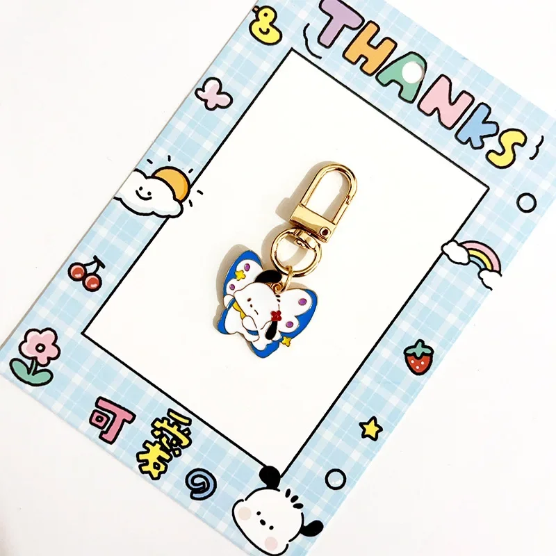 Sanrio Hello Kitty Butterfly Series брелок эмалированный день милый Куроми мультфильм моя