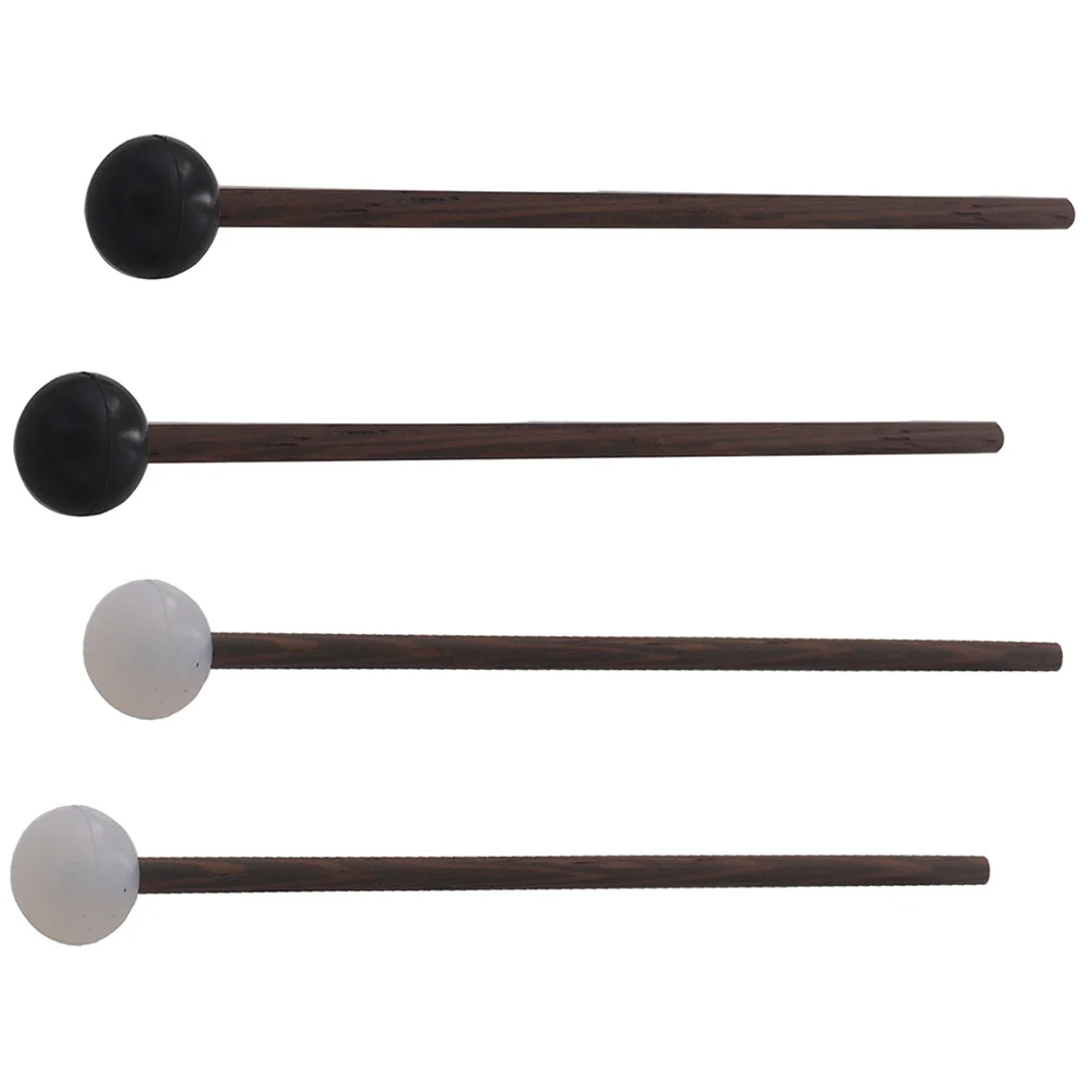

2 Pairs Ethereal Drum Sticks Supply Wooden Mallets Children Small Durable Percussion Parts Instrument Music Accessories