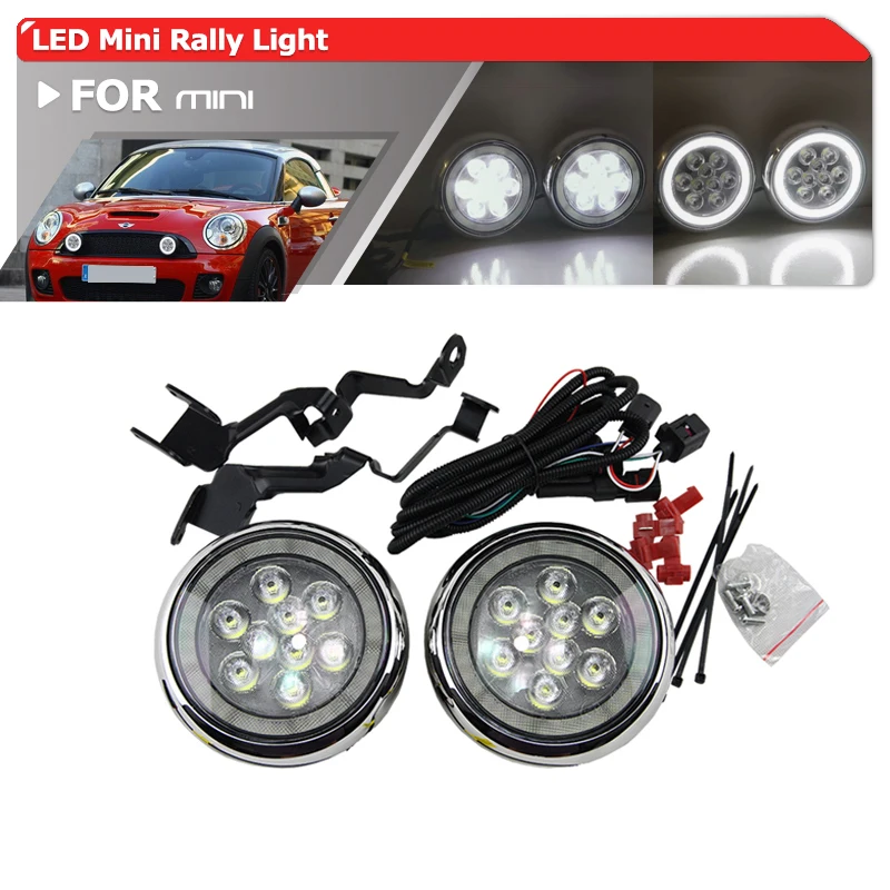 

Super Bright Daylight Guide Design Led Daytime Running Fog Lights/ Rally Light For All Mini Cars For Mini Cooper R55 R56 R57