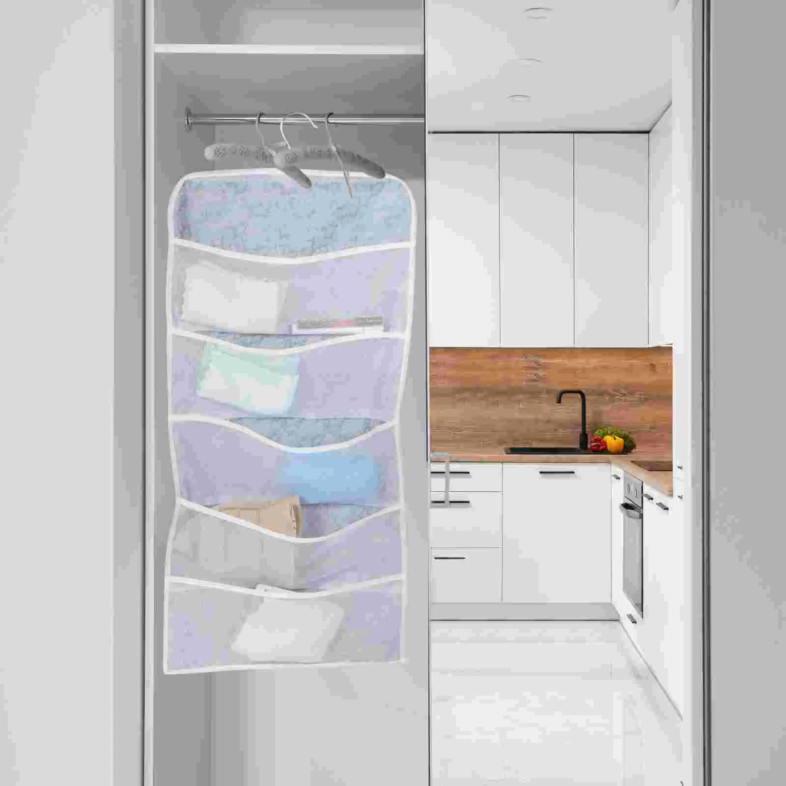 

Hanging Closet Storage Organizer Bag Bags 5 Shelf Bras Box Snack Container Shelves Pockets Wardrobethe Over Door Shoe Socks