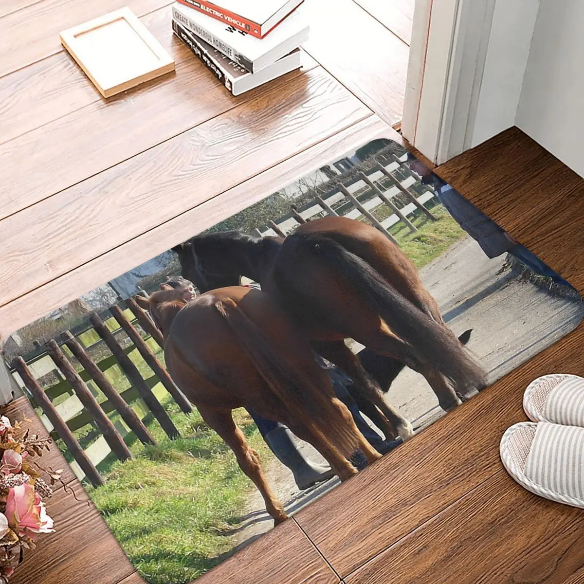 

Hold Your Horses Ned La Salle Non-slip Doormat Kitchen Mat Balcony Carpet Welcome Rug Indoor Decor