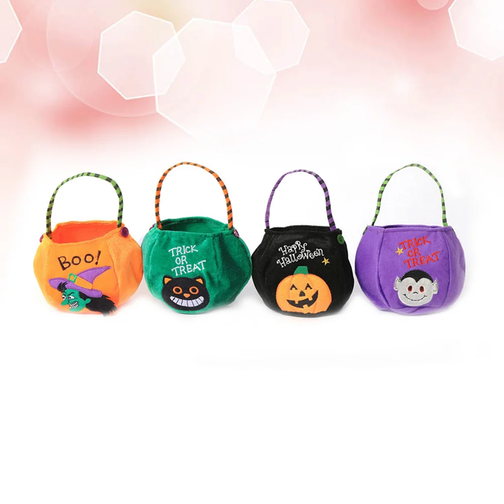 

4PCS Felt Cloth Portable Practical Gift Bags for Candies Chocolate