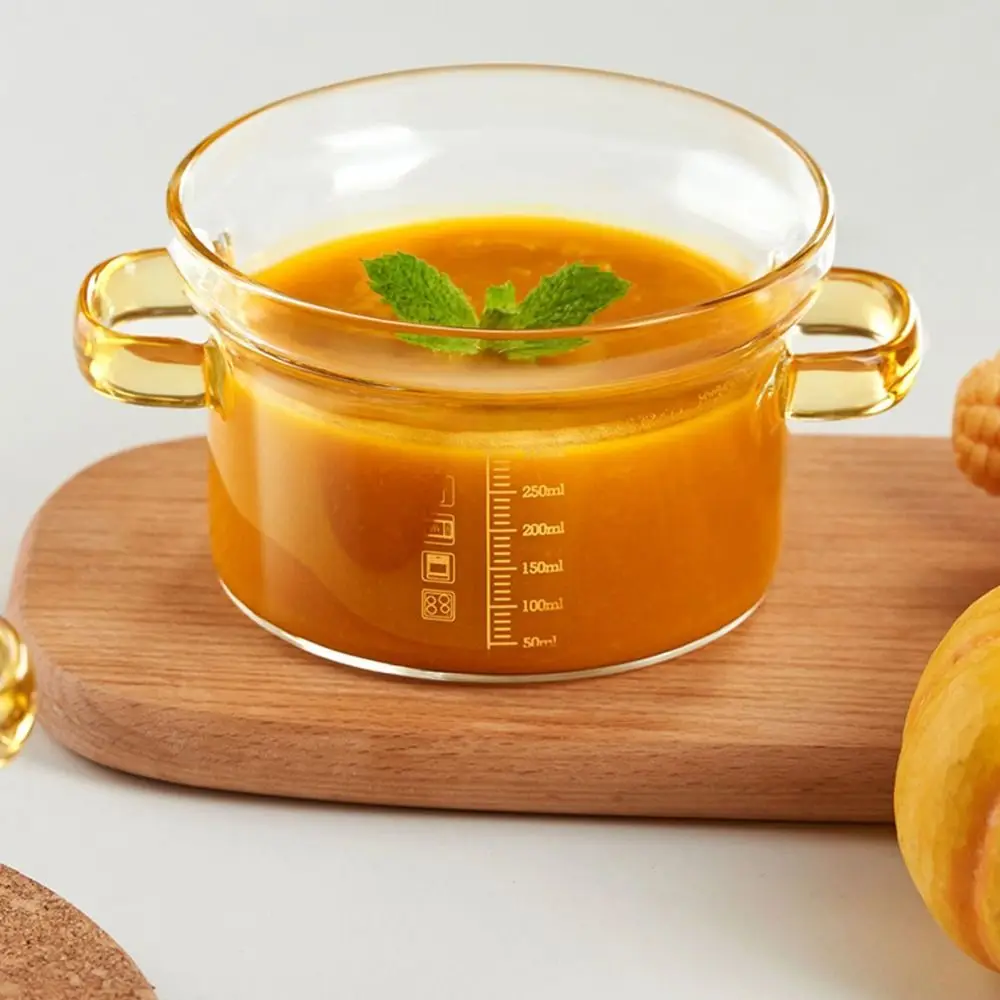 Прозрачная стеклянная кастрюля для супа кухонная техника экологически чистая