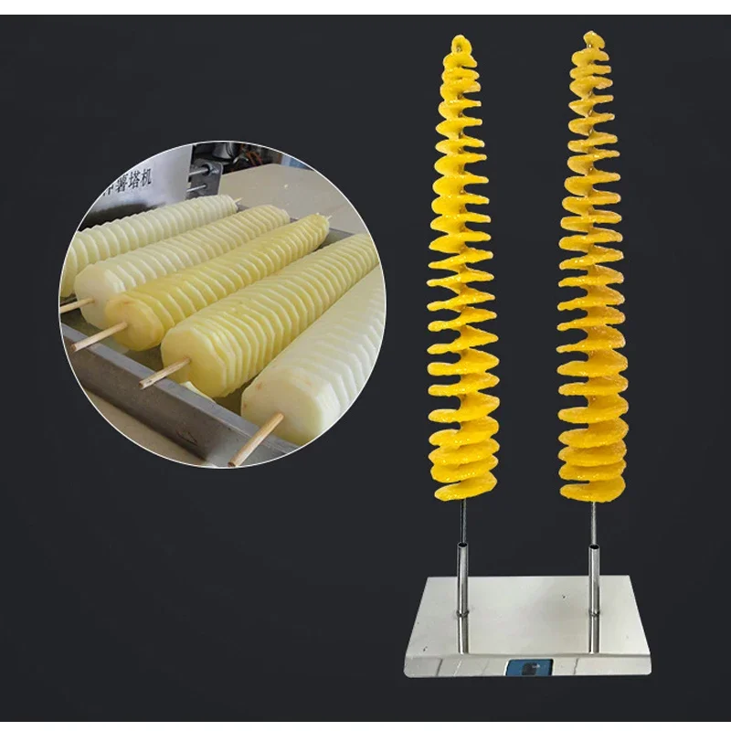 Электрическая спиральная слайсер для картофеля Tornado автоматическая резка