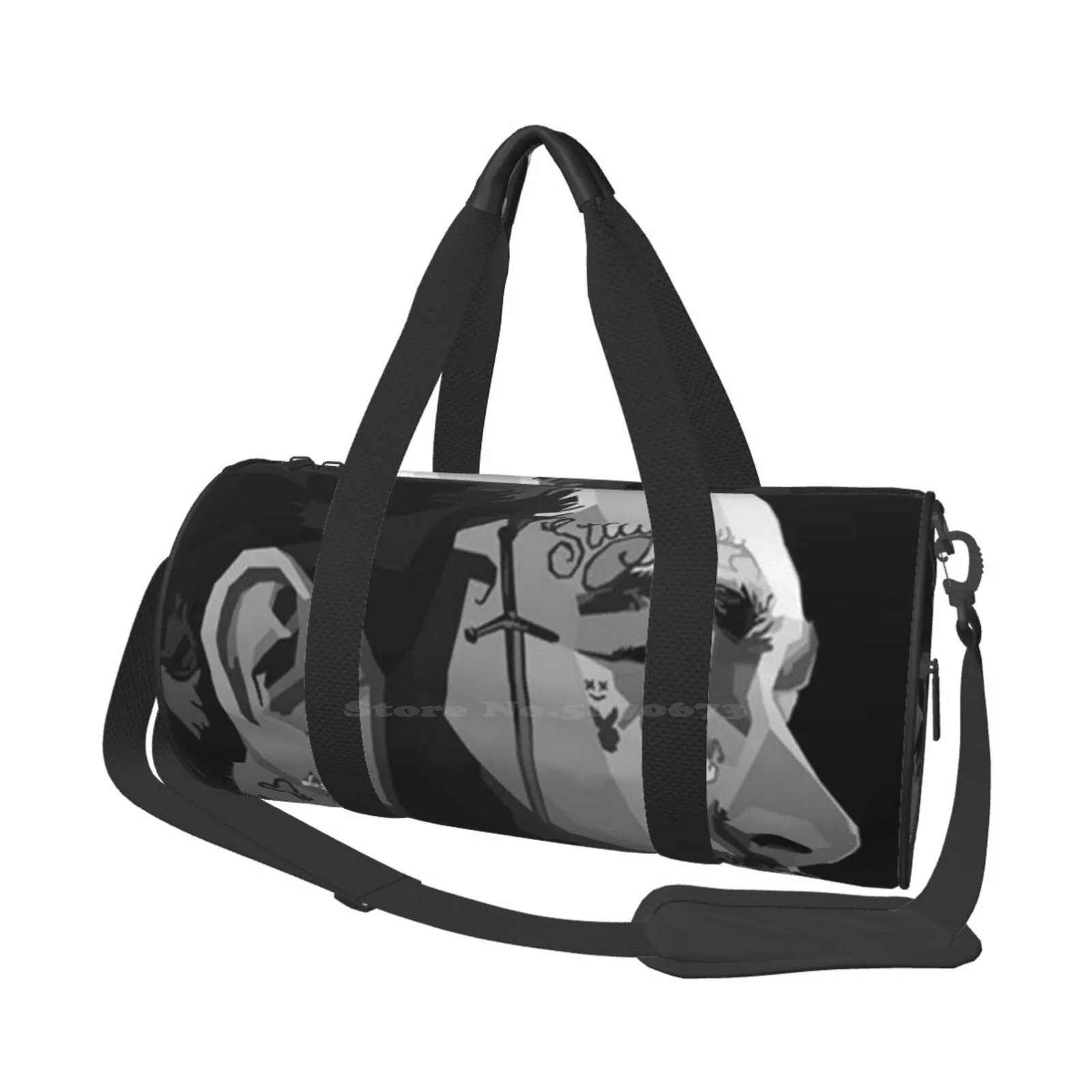 

Post Smokde Shoulder Bag Casual Satchel For Sport Travel School Music Album Cover Trend Rap Hip Hop