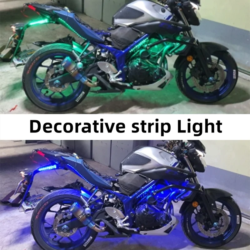 

DC 12V Waterproof Motor LED Strip SMD Underbody Decorative strip Light For Car Motorcycle Beautiful Decorative Soft Lights