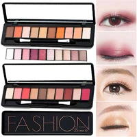 10 colors makeup eye shadow palette earth matte pearlescent multicolor flash highlight cosmetics eye shadow plate female makeup