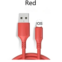 liquid silicone usb data cable for iphone 12 mini 12 pro max x xr 11 xs 8 7 6s charging cable usb data cable phone charger cable