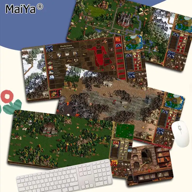 

MaiYa Heroes Of Might And Magic New Beautiful Anime Mouse Pad Mat Size For Game Keyboard Pad For Gamer