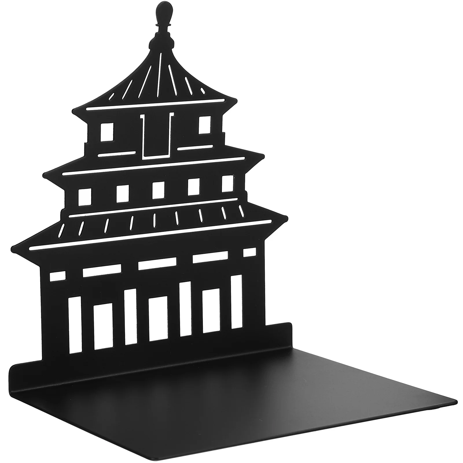 

Metal Bookend Desk Book Holder Shaped Bookend Metal Bookend Small Book Stand for Office