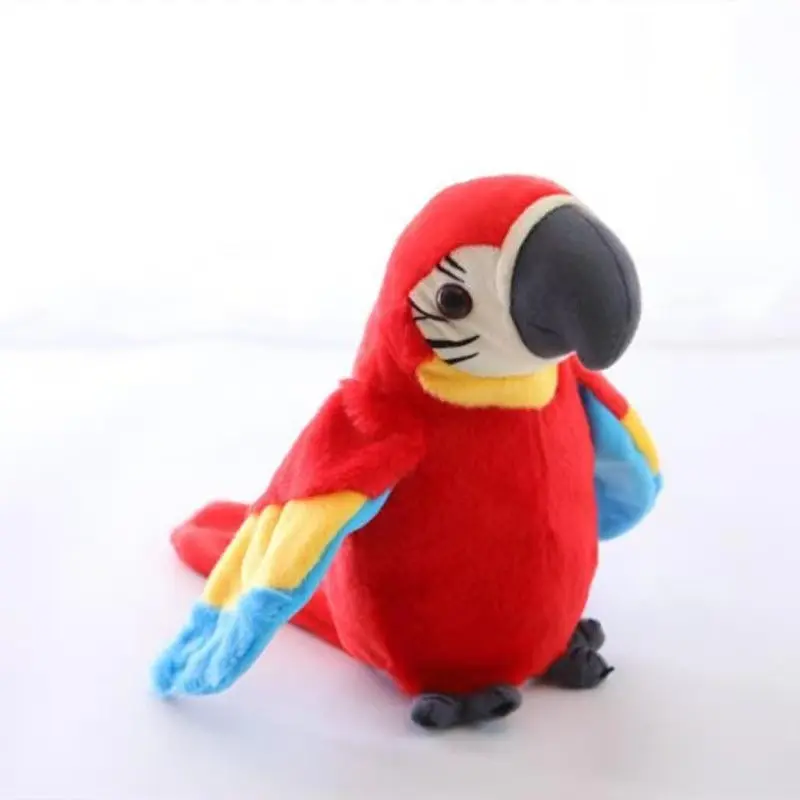 Electronic CD Repeat Sentence Can Talk Cute Soft Cute Love Gift Parrot Plush Toy