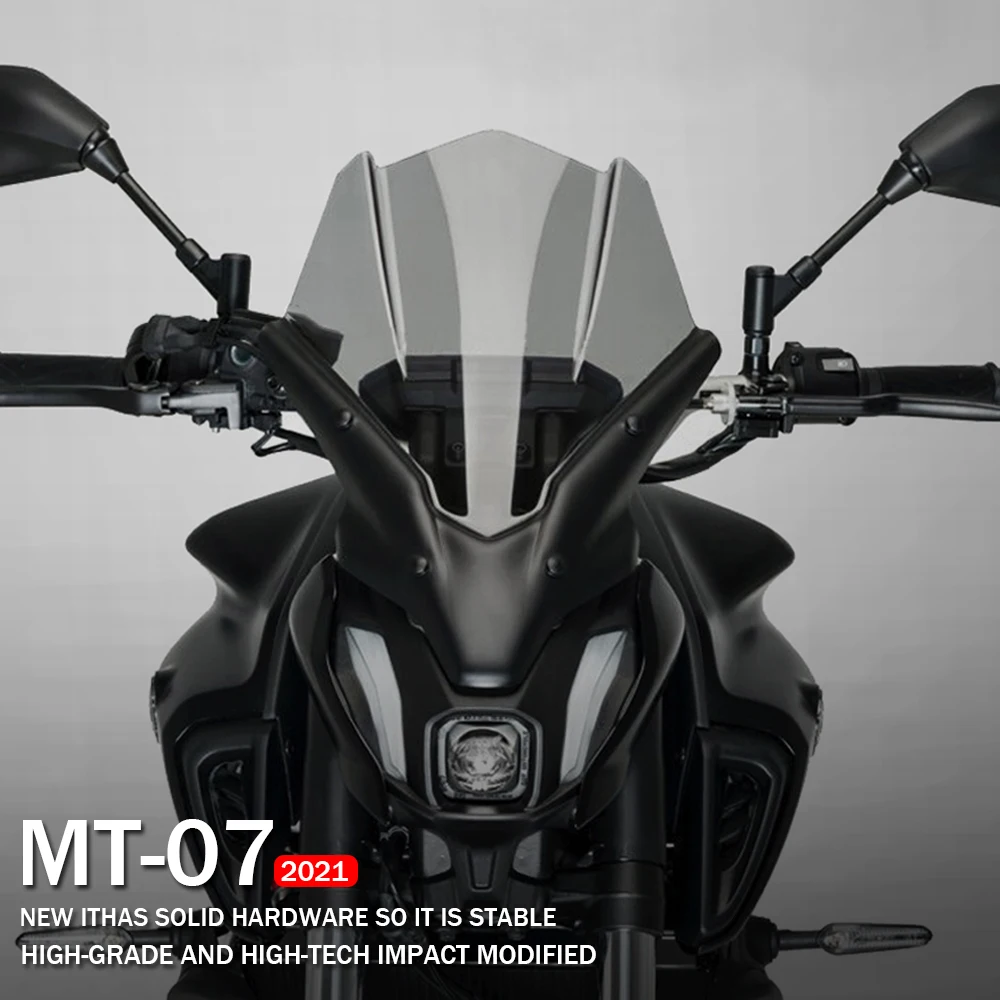 

New Motorcycle Parts Windshield WindScreen Front Screen Deflectore For Yamaha MT-07 MT07 2021