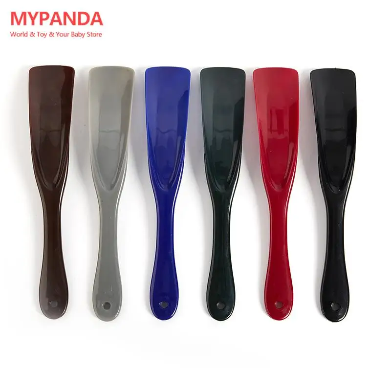 

1PC Plastic Short Shoehorn Lazy Shoe Helper Long Handle Shoes Lifter Shoehorn Convenient Labor-saving PVC Durable ShoeHorn Easy
