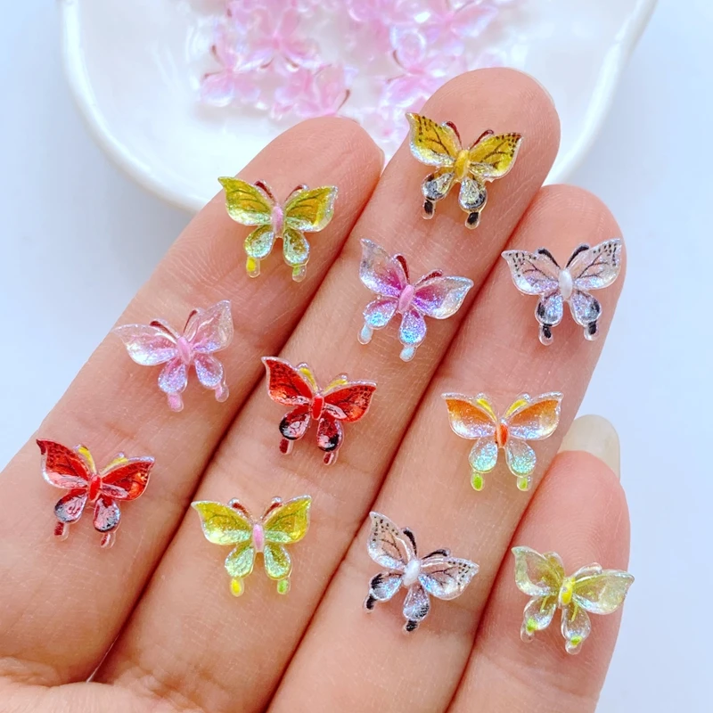 

Блестящие бабочки из смолы TSXJY 50 шт