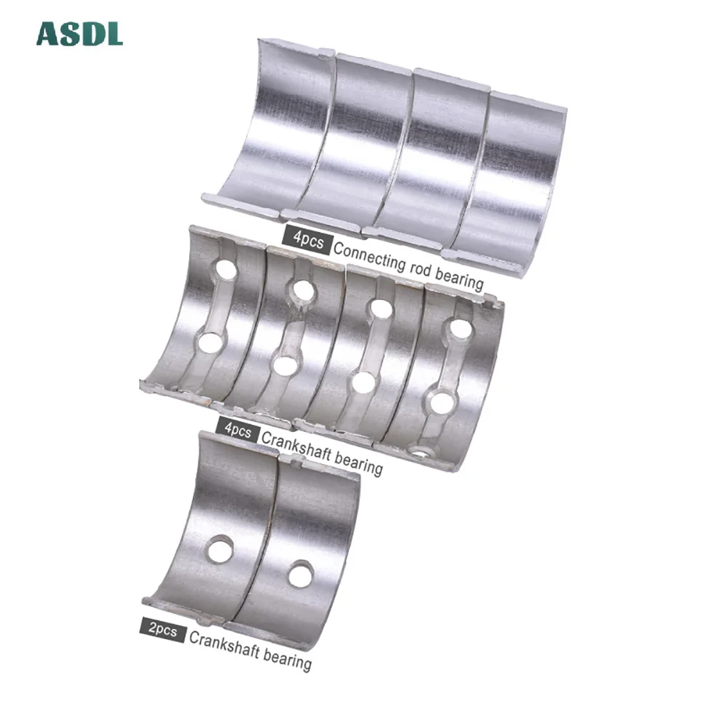 

Motorcycle Engine +50 29.5mm Connecting Rod & 27.5mm Crankshaft Bearing Set For Kawasaki EL250 Eliminator EX250 Ninja 250 EX 250