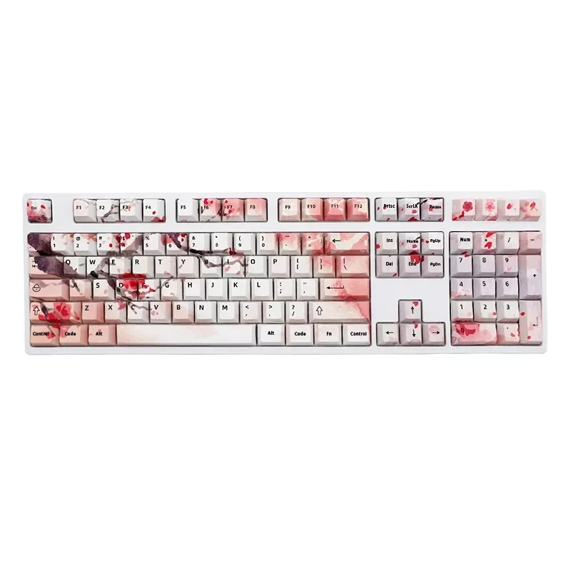 

Keycaps Dye Subbed Pbt Keycap Cherry Profile Compatible for Cherry Kailh Gateron MX Switches Gk61 SK61 TKL87 108 Key
