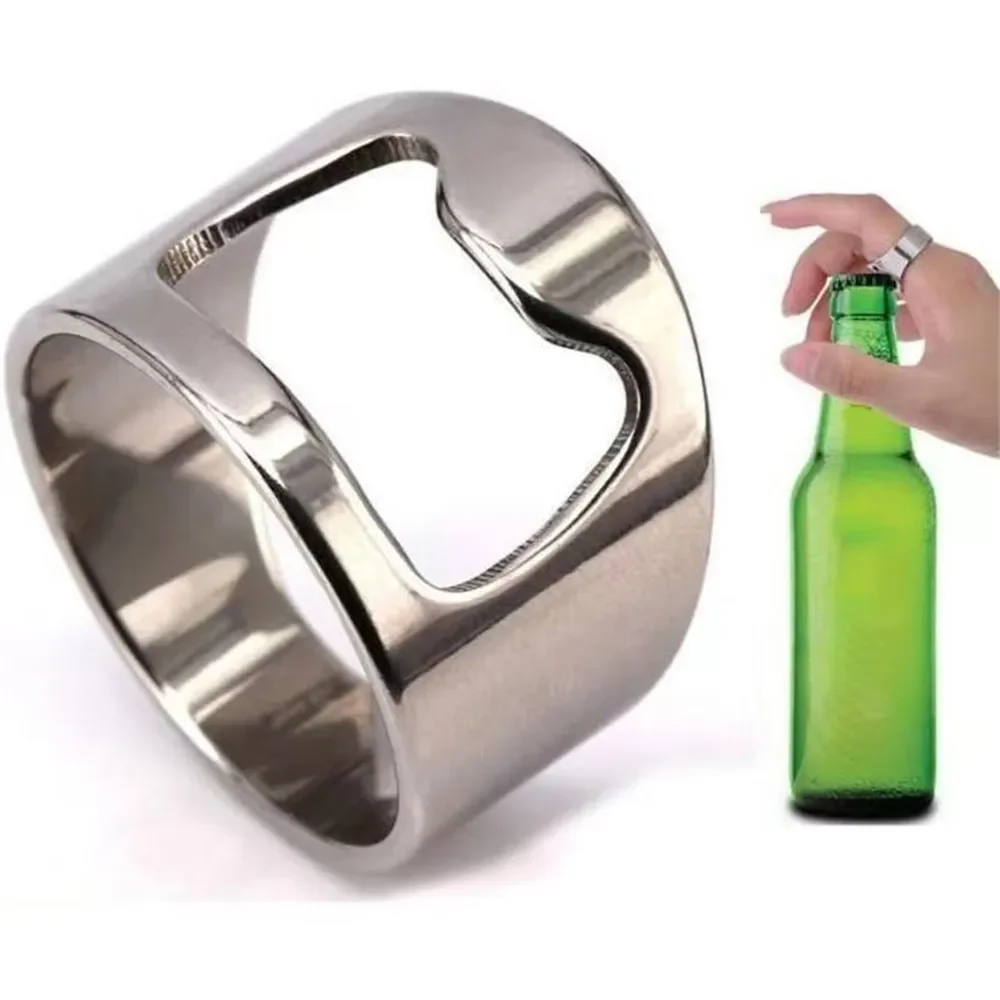 

Fashion Top Opener Ring Convenient Accessories Ring In Practical Opener Unique Unique Cold Demand Trends Corkscrew Bottle Ring
