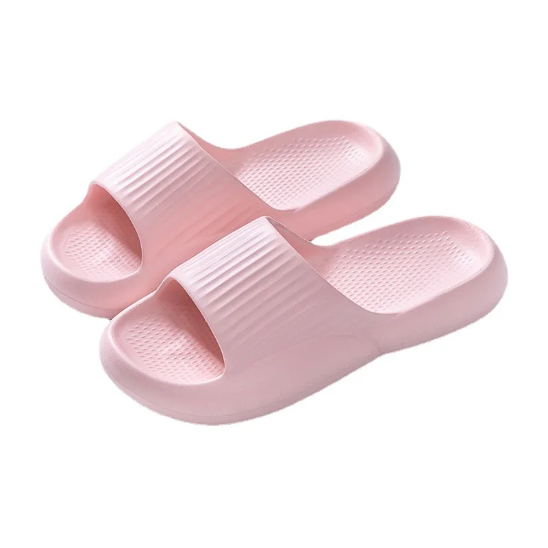Slippers Women's household couple Men's bathroom anti-skid wear-resistant men's slippers women shoes Simple and durable