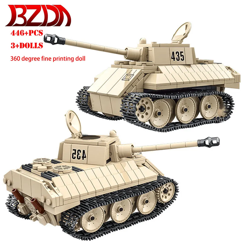 

Конструктор BZDA WW2 VK 1602, Леопардовый цвет