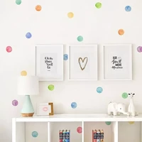 29 pcsset pvc baby wall decals colored dots creative stickers for children vinyl nursery room decoration