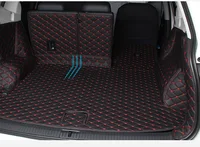 leather car trunk mat for volkswagen tiguan 2016 2017 2018 2019 2020 2nd vw cargo liner