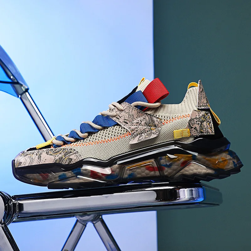 Fashion Outdoor Sports Running Breathable High Quality Summer Mesh Casual Tennis Shoes 2022 New Men Sneakers Shoes