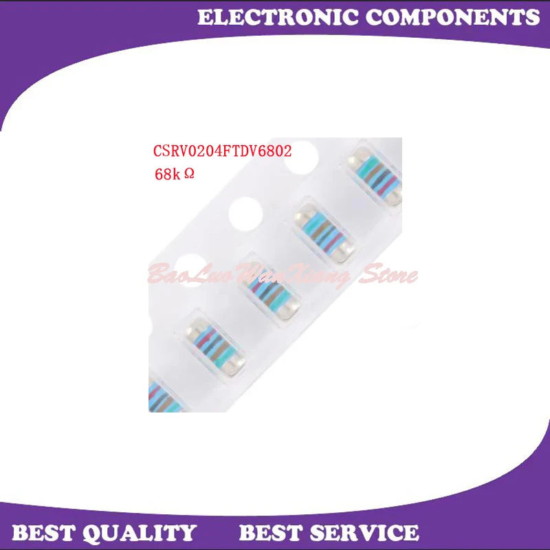 

10 Pcs/Lot CSRV0204FTDV6802 0204 68kΩ ±1% New and Original In Stock