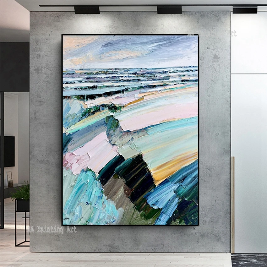 Хит продаж 2022 Современная Художественная живопись ручная роспись абстрактный