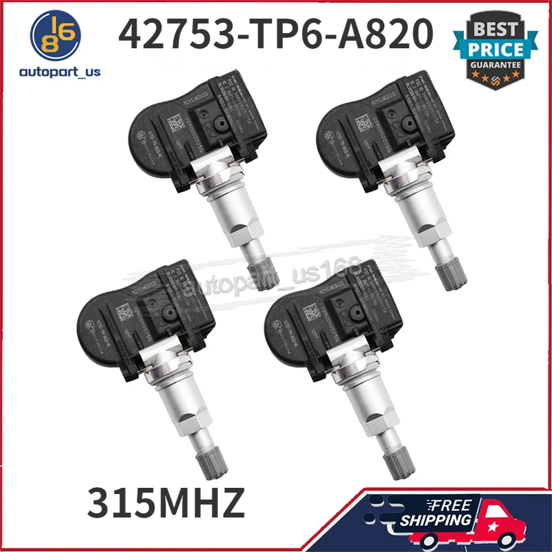 42753-TP6-A820 датчик давления в шинах для 2010-2011 Honda Accord Crosstour 2012-2015 Honda Crosstour 2012-2013 42753-TP6-A820 датчик давления в шинах для 2010-2011 Honda Accord Crosstour 2012-2015 Honda Crosstour 2012-2013