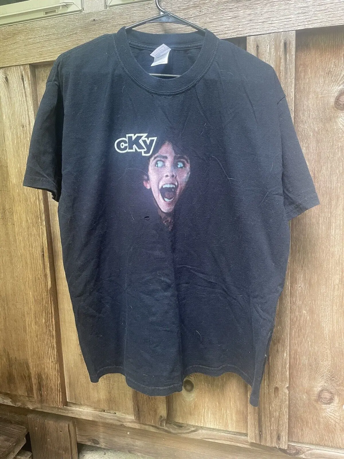 Винтажная футболка Cky Angela Bam Margera HIM Turbonegro Korn Sleepaway Camp