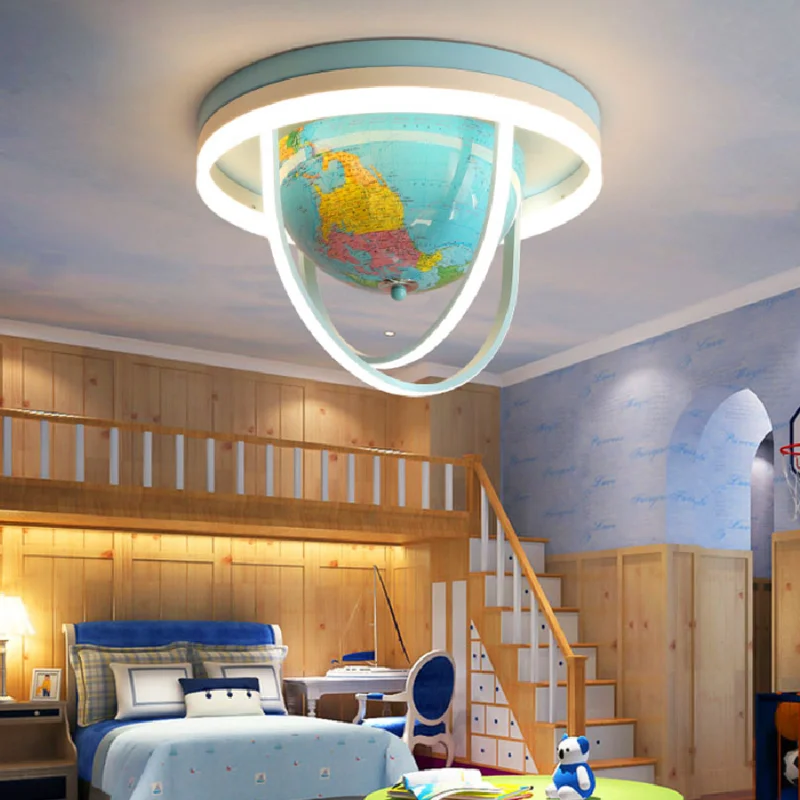

Nordic home decoration salon kids bedroom decor smart led lamp lights for room dimmable Ceiling light lamparas indoor lighting