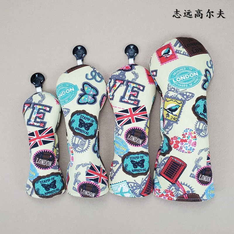 

Color universal golf club cover head cover wooden cap cover ball head cover club protective cover waterproof cloth