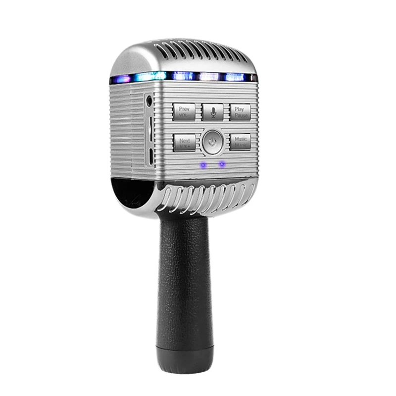 

Bluetooth Wireless Microphone Portable Handheld Karaoke Live Party Singing Microphone for Mobile Phone Pc