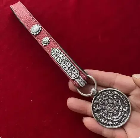 Китайские тибетские подвески из чистой меди с серебряным покрытием индийская