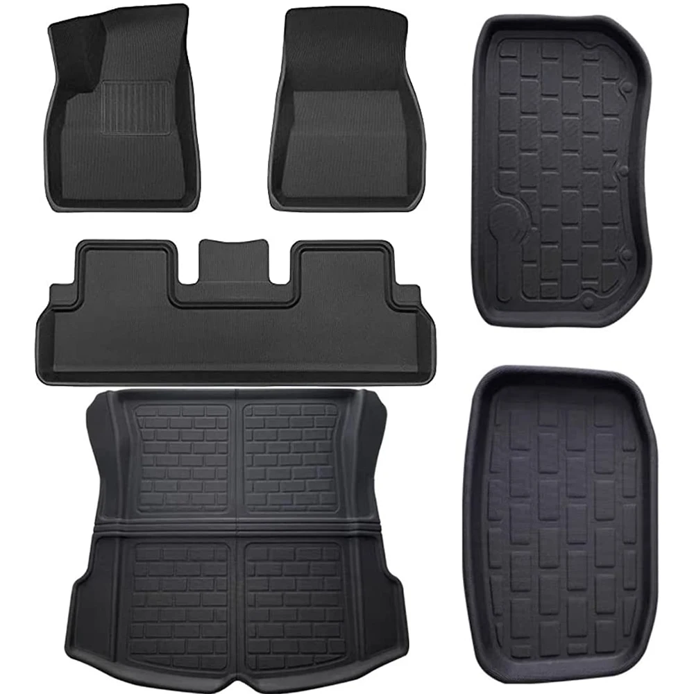 

Floor Mats for Tesla Model 3 Y Left Right Driving All Weather Anti-Slip Waterproof Floor Liners Car Mat Interior Accessories