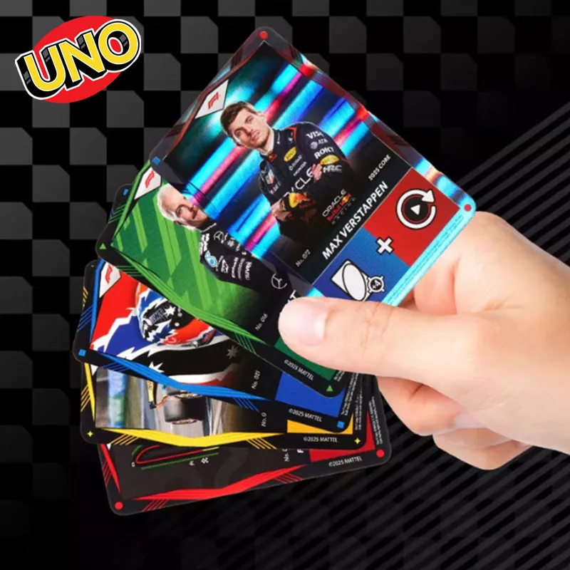 Коллекционное издание карточной игры UNO Elite HotWheels F1 Racing: Премиальные игральные карты с редкими дизайнами болидов F1, настольная игра, игрушка, подарок (art.: 3920dbcd58a03) - 3920dbcd58a03