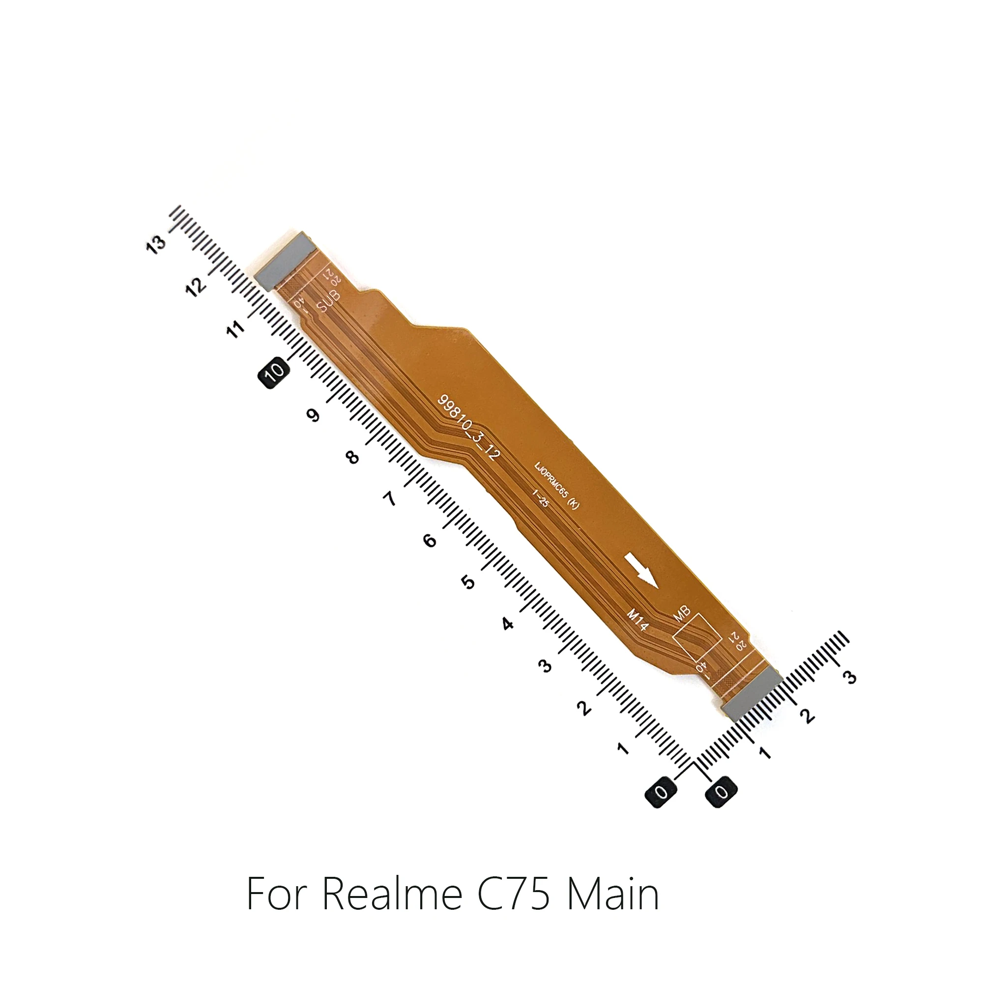 Фото Зарядный гибкий кабель USB (порт зарядки) для Oppo Realme C2, C11, C12, C17, C20, C21Y, C25, C30, C33, C31, C35, C51, C53, C55, C61, C63, C65, C67, C75 №5
