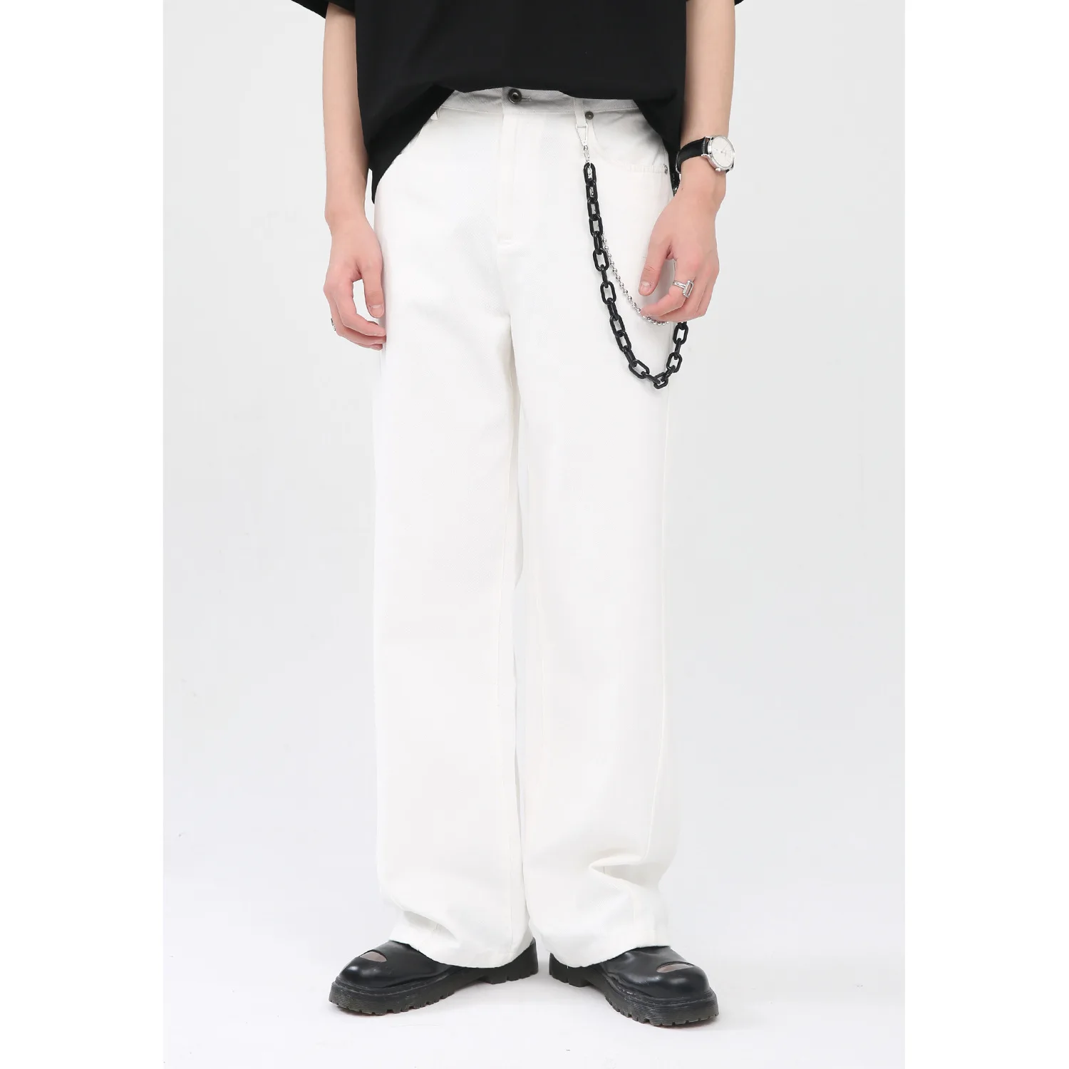 Four Seasons Men's Jeans Simple Trend Personality Multicolor Optional Casual Jeans Men's Streetwear Men Ins Hot Sale baggy jeans