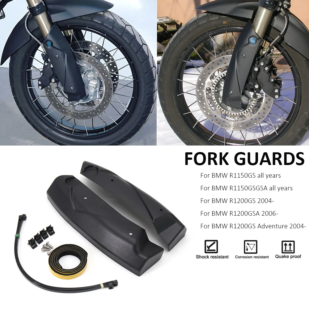 

Motorcycle Front Fork Guards Protectors Lower Fork Cover Set For BMW R1200GS 2004-2012 R 1200 GS / Adventure R1150GS R 1150 GS