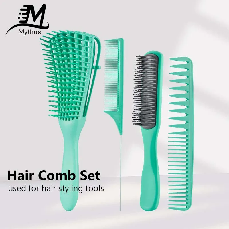 

Professional Barber Comb Set Eight-claw Comb Hair Detangling Brush Stylist Styling Tool Set For Women Salon Hairdresser Comb Set