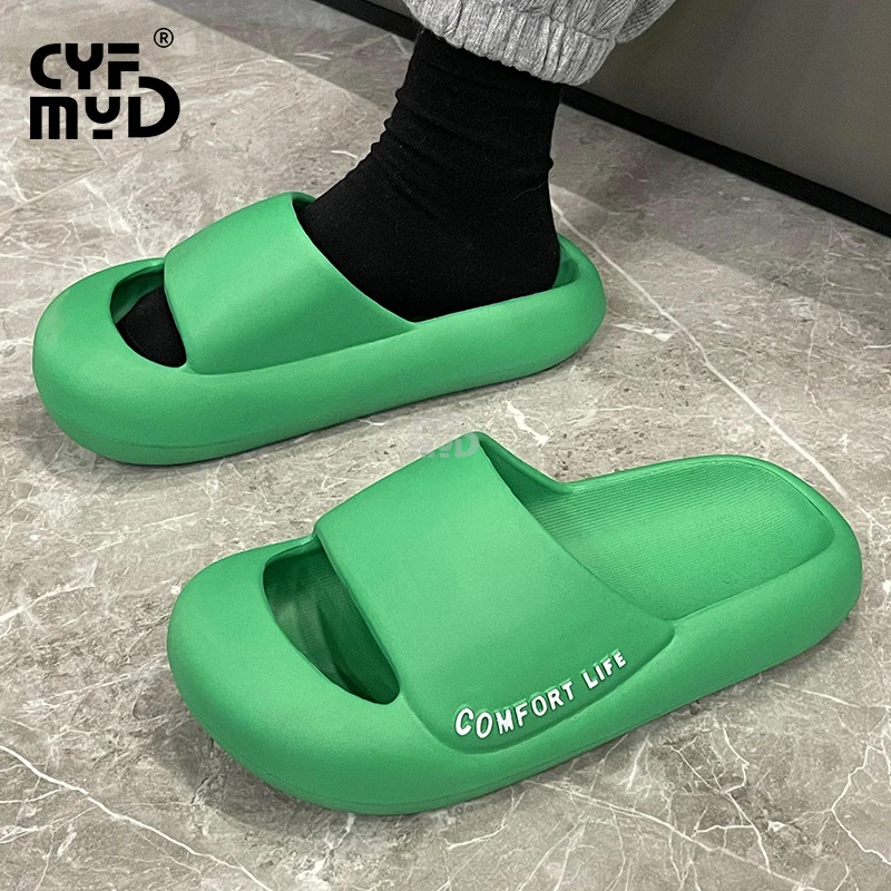 Women's Home Slippers Soft EVA Slippers Comfort Designer Platform Shoes Lightweight Sandals Bathroom Non-slip Slides Summer 2023