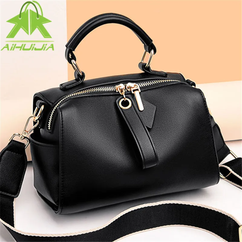 

Luxury Womens Bags Designer Solid Color Shoulder Bag New PU Leather Brand Woman Crossbody Bag Casual Handbag High Capacity Tote