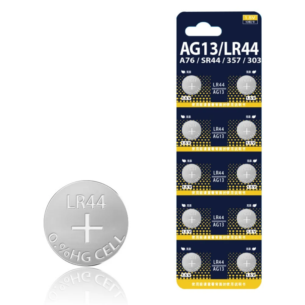 Фото 5-50 шт. Батарейки-таблетки LR44 AG13 1.5V 357 SR44 LR1154 RW82 SR1154 SP76 для часов, игрушек, пультов ДУ №4