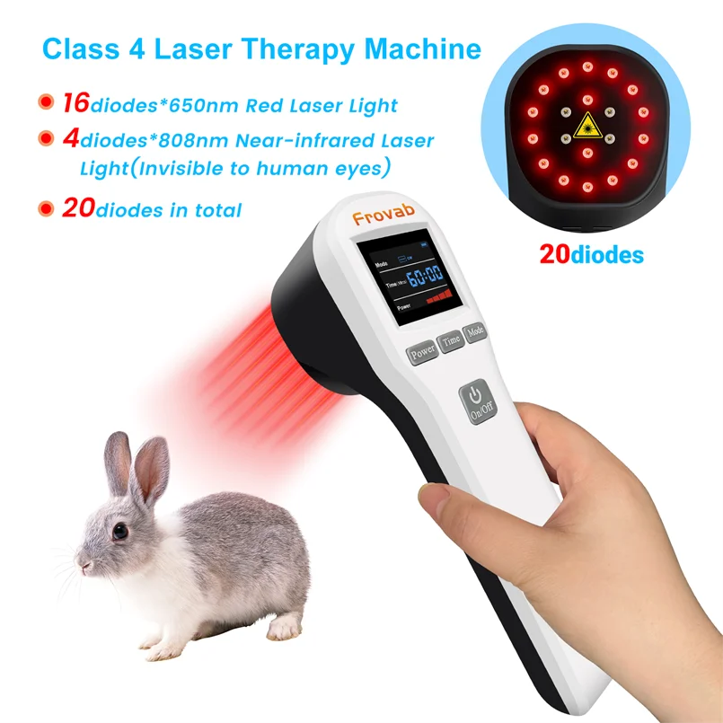 Аппарат для терапии красным светом 650 нм 808 Холодный лазер Ручной облегчения боли