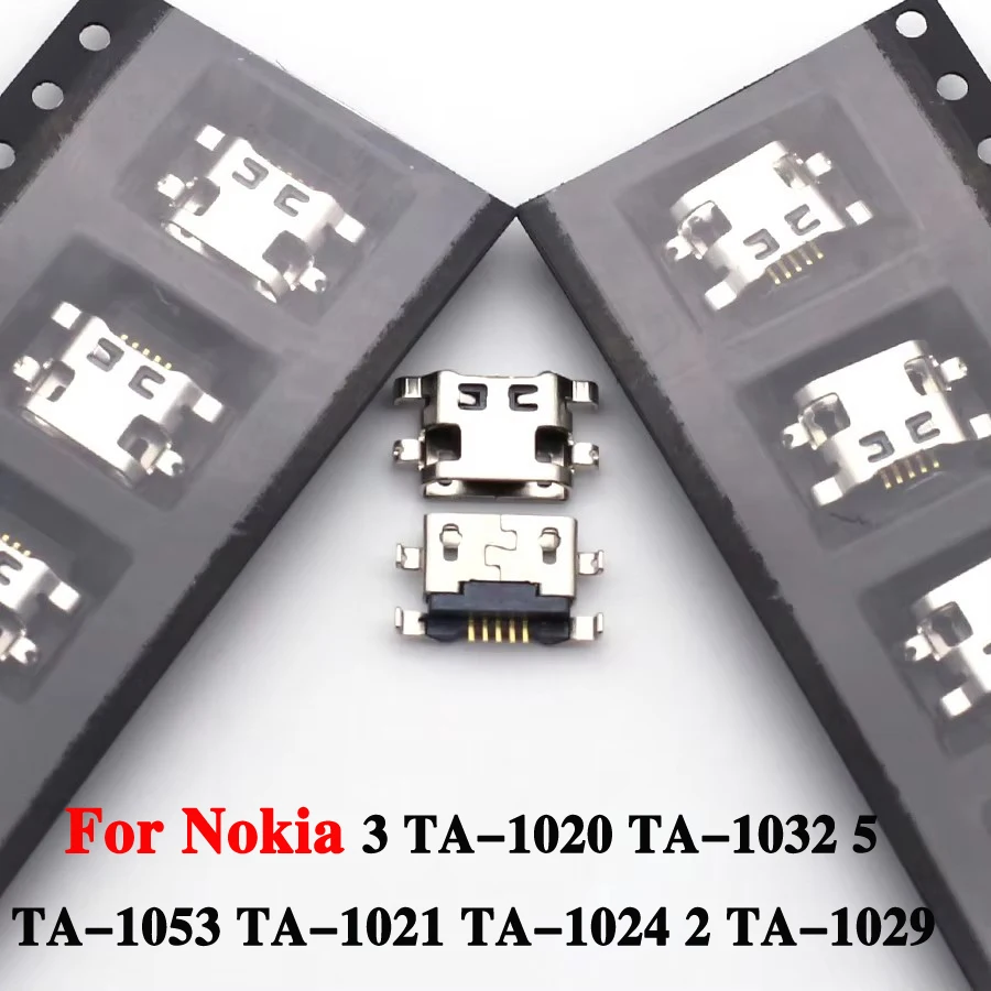 10 шт. USB-зарядное устройство порт для зарядки разъем док-станции Nokia 3 TA-1020 TA-1032 5
