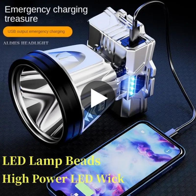 

Super Bright Rechargeable Headlight 1200mAh High Power Headlamp Waterproof Emergency Fishing Camping Lantern Head Flashlight
