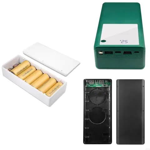 6 x 26650 батарея 3 Выходная мобильная мобильная банк мобильного банка для быстрого заряда