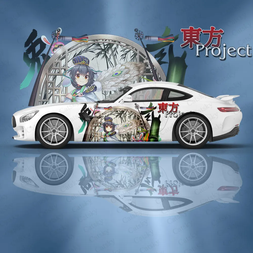 Tewi Inaba аниме Автомобильная наклейка цветок виниловые автомобильные наклейки